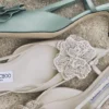 Mimmi Sling Back 50 Latte Pantofi cu baretă din piele nappa lucioasă, cu corsaj din dantelă Mimmi Sling Back 50 Latte Pantofi cu baretă din piele nappa lucioasă, cu corsaj din dantelă