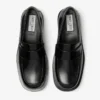Mocasini Buff Mocasini din piele de vițel Box, negri Mocasini Buff Mocasini din piele de vițel Box, negri