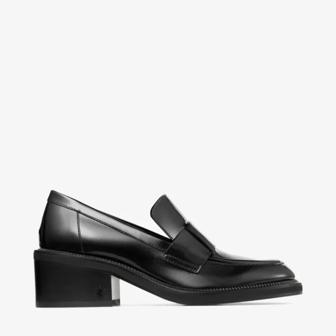 Mocasini cu platformă Tylor 60 negri Spazzolato Mocasini cu platformă Tylor 60 negri Spazzolato