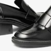Mocasini cu platformă Tylor 60 negri Spazzolato Mocasini cu platformă Tylor 60 negri Spazzolato