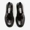 Mocasini cu platformă Tylor 60 negri Spazzolato Mocasini cu platformă Tylor 60 negri Spazzolato