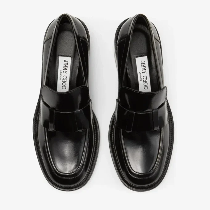 Mocasini cu platformă Tylor 60 negri Spazzolato Mocasini cu platformă Tylor 60 negri Spazzolato