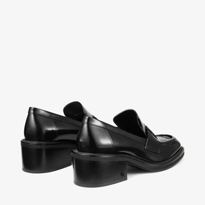 Mocasini cu platformă Tylor 60 negri Spazzolato Mocasini cu platformă Tylor 60 negri Spazzolato