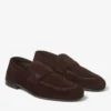 Mocasini Ellis din piele de căprioară catifelată de culoare ciocolată Mocasini Ellis din piele de căprioară catifelată de culoare ciocolată
