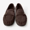 Mocasini Ellis din piele de căprioară ciocolatie Mocasini Ellis din piele de căprioară ciocolatie