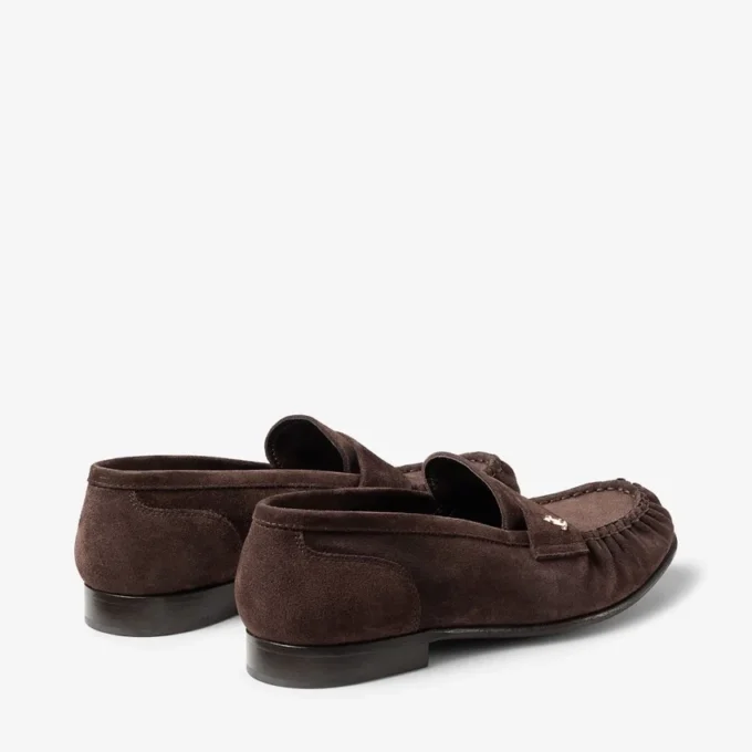 Mocasini Ellis din piele de căprioară ciocolatie Mocasini Ellis din piele de căprioară ciocolatie