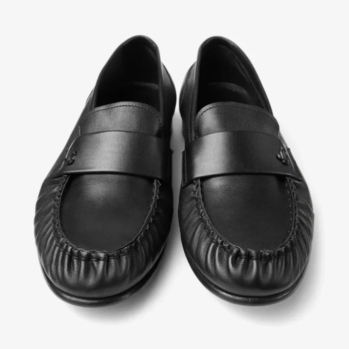 Mocasini Ellis F din piele moale neagră Mocasini Ellis F din piele moale neagră