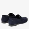 Mocasini Ellis Loafer F din piele de căprioară de culoare marină Mocasini Ellis Loafer F din piele de căprioară de culoare marină