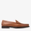 Mocasini Ethan din piele mată periată de culoare maro deschis Mocasini Ethan din piele mată periată de culoare maro deschis
