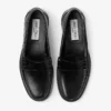 Mocasini Ethan Loafer din piele de vițel neagră
