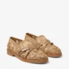 Mocasini Kalia din rafie țesută cu flori naturale și piele de vițel Mocasini Kalia din rafie țesută cu flori naturale și piele de vițel