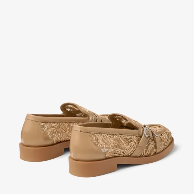 Mocasini Kalia din rafie țesută cu flori naturale și piele de vițel Mocasini Kalia din rafie țesută cu flori naturale și piele de vițel