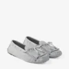 Mocasini Manon F din denim de piele de porumbel Mocasini Manon F din denim de piele de porumbel
