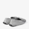 Mocasini Manon F din denim de piele de porumbel Mocasini Manon F din denim de piele de porumbel