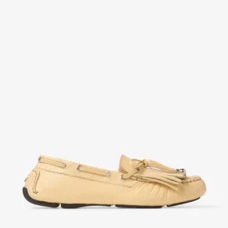 Mocasini Manon F din piele imprimată cu model de șarpe