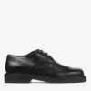 Mocasini Rowan Brogue Derby din piele vintage neagră Mocasini Rowan Brogue Derby din piele vintage neagră