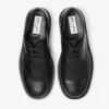 Mocasini Rowan Brogue Derby din piele vintage neagră Mocasini Rowan Brogue Derby din piele vintage neagră