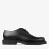 Mocasini Rowan Derby din piele de vițel Box, negri