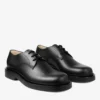 Mocasini Rowan Derby din piele de vițel Box, negri