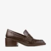 Mocasini Tylor 60 din piele cu imprimeu de crocodil, culoare ciocolată Mocasini Tylor 60 din piele cu imprimeu de crocodil, culoare ciocolată