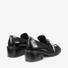 Mocasini Tylor 60 din piele de vițel moale, negri, cu candelabru de cristal Mocasini Tylor 60 din piele de vițel moale, negri, cu candelabru de cristal