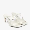 Mule Anise 75 din piele lăcuită Latte Mule Anise 75 din piele lăcuită Latte