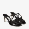 Mule Anise 75 din piele lăcuită neagră Mule Anise 75 din piele lăcuită neagră