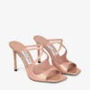 Mule Anise 95 din piele lăcuită roz balet Mule Anise 95 din piele lăcuită roz balet