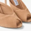 Mule Brigitte 100 din piele de căprioară de culoare caramel Mule Brigitte 100 din piele de căprioară de culoare caramel