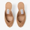 Mule Brigitte 100 din piele de căprioară de culoare caramel Mule Brigitte 100 din piele de căprioară de culoare caramel