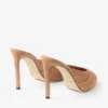 Mule Brigitte 100 din piele de căprioară de culoare caramel Mule Brigitte 100 din piele de căprioară de culoare caramel