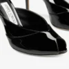 Mule Brigitte 100 din piele lăcuită neagră Mule Brigitte 100 din piele lăcuită neagră