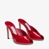 Mule Brigitte 100 din piele lăcuită roșu rubiniu Mule Brigitte 100 din piele lăcuită roșu rubiniu