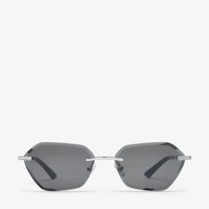 Ochelari de soare Abby Silver Geometric