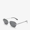Ochelari de soare Abby Silver Geometric
