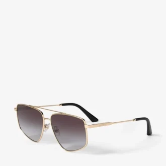 Ochelari de soare Alyssa Aviator auriu pal