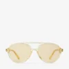 Ochelari de soare Aviator Vira galbeni transparenți