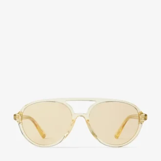 Ochelari de soare Aviator Vira galbeni transparenți