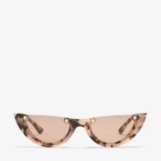 Ochelari de soare Beth Pink Havana Cat Eye