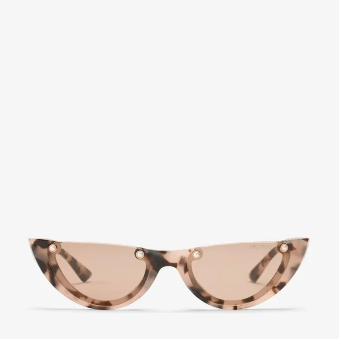 Ochelari de soare Beth Pink Havana Cat Eye