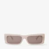 Ochelari de soare dreptunghiulari Lennon Opal Taupe Ochelari de soare dreptunghiulari Lennon Opal Taupe
