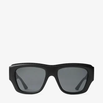 Ochelari de soare dreptunghiulari Yani negru mat