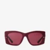 Ochelari de soare Gabi cu fluturi în nuanțe de afine și violet închis Ochelari de soare Gabi cu fluturi în nuanțe de afine și violet închis