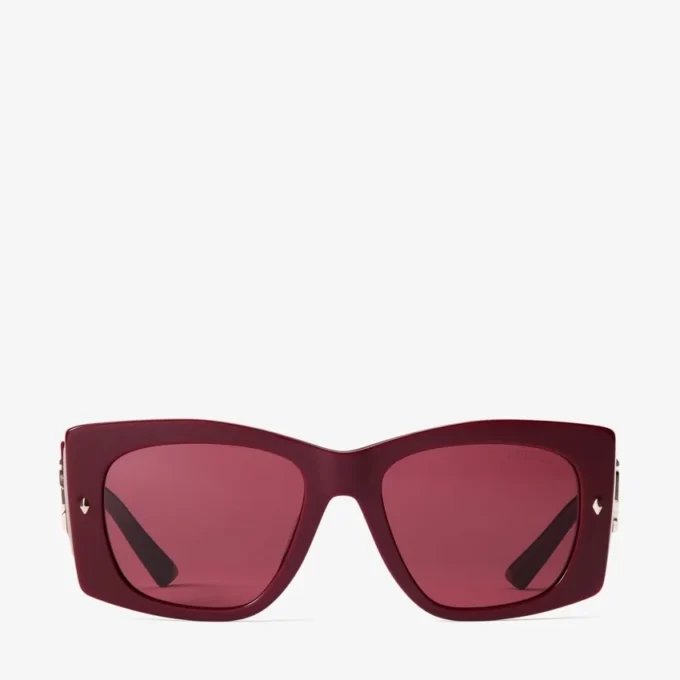 Ochelari de soare Gabi cu fluturi în nuanțe de afine și violet închis Ochelari de soare Gabi cu fluturi în nuanțe de afine și violet închis