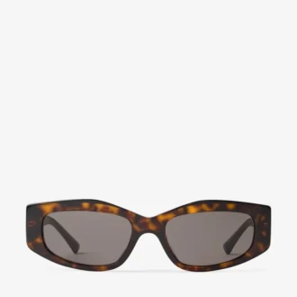 Ochelari de soare geometrici Uma maro închis Havana