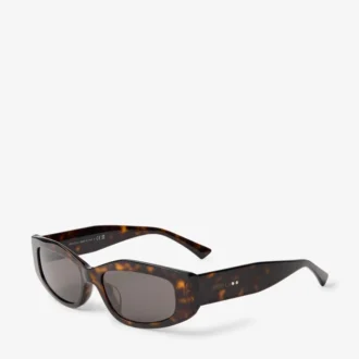 Ochelari de soare geometrici Uma maro închis Havana
