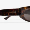 Ochelari de soare geometrici Uma maro închis Havana Ochelari de soare geometrici Uma maro închis Havana