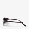 Ochelari de soare Isla maro Havana în stil „cat eye” Ochelari de soare Isla maro Havana în stil „cat eye”