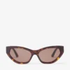 Ochelari de soare Leyla maro Havana, model „ochi de pisică” Ochelari de soare Leyla maro Havana, model „ochi de pisică”