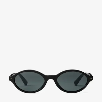 Ochelari de soare Marais din acetat oval negru și gri